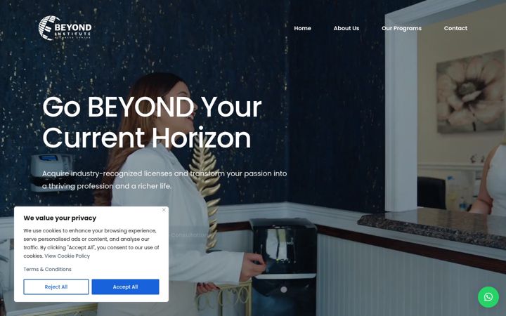 Screenshot of beyondcareercenter.com