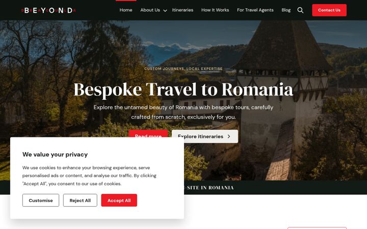 Screenshot of beyonddracula.com