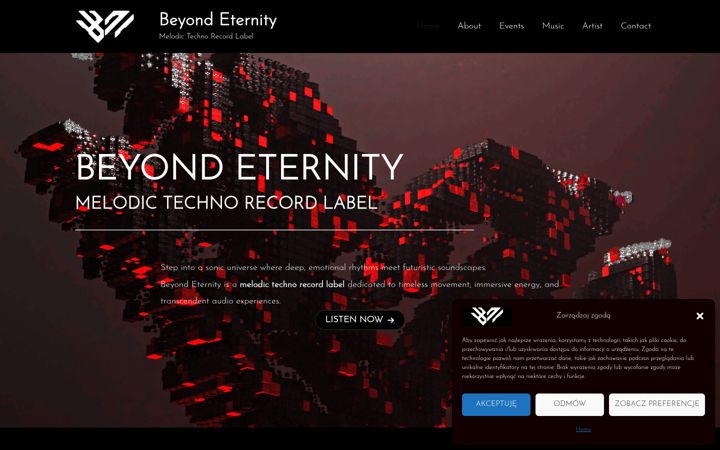Captura de pantalla de beyondeternity.pl