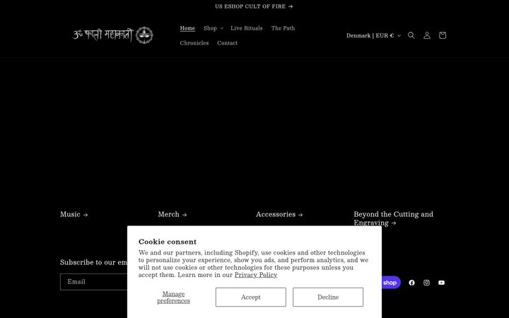 Screenshot of beyondeyesshop.com