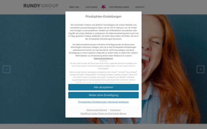Screenshot of beyondfivestars.de