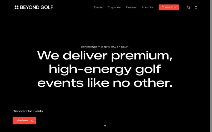 Screenshot of beyondgolf.co.uk