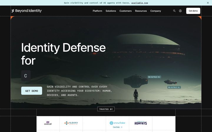 Screenshot of beyondidentity.com