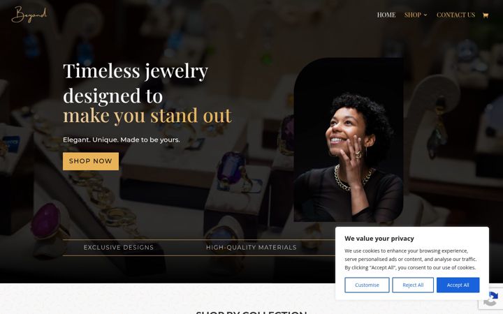 Screenshot of beyondjewelry.shop