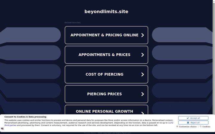 Screenshot of beyondlimits.site