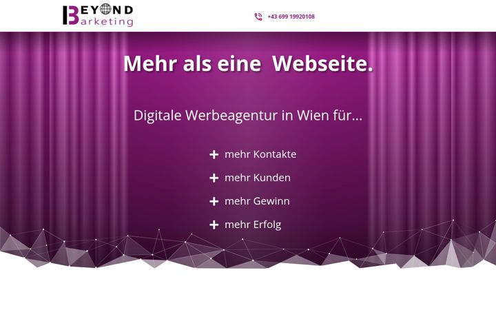 Screenshot of beyondmarketing.at