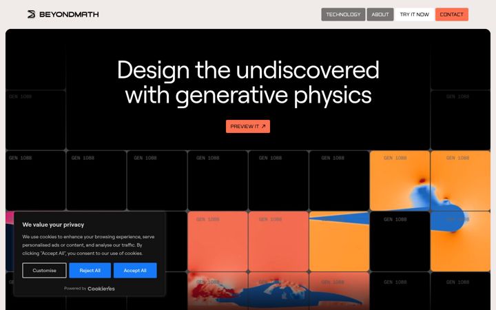Screenshot of beyondmath.com