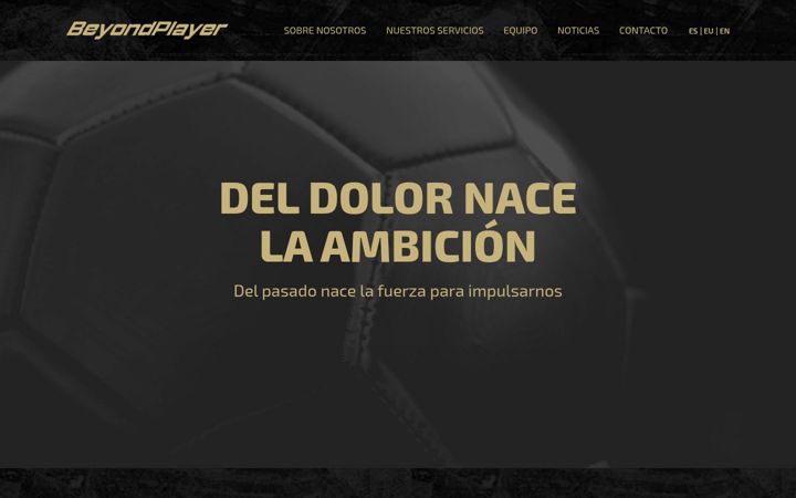 Screenshot of beyondplayer.es
