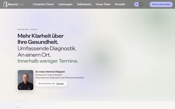 Screenshot of beyondpraxis.de