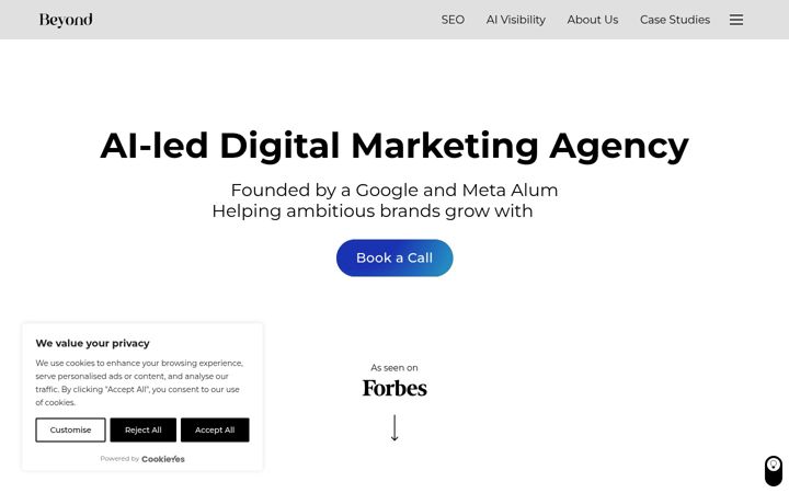 Screenshot of beyondtechmedia.com