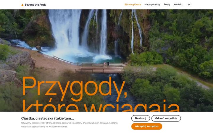 Screenshot of beyondthepeak.pl