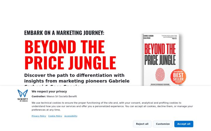 Screenshot of beyondthepricejungle.com