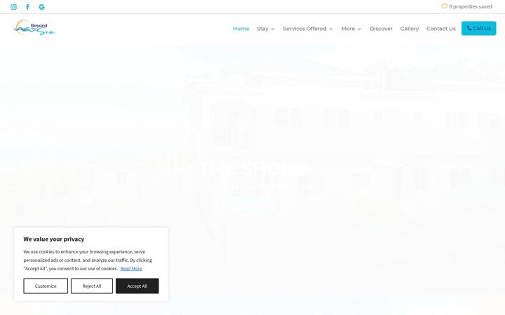 Screenshot of beyondtheseaja.com