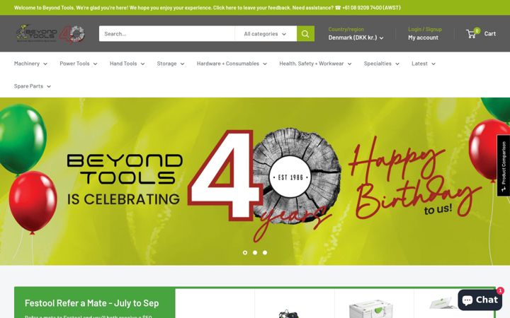 Screenshot of beyondtools.com