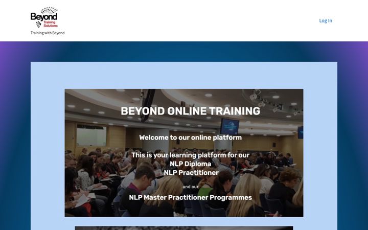 Screenshot of beyondtrainingonline.com