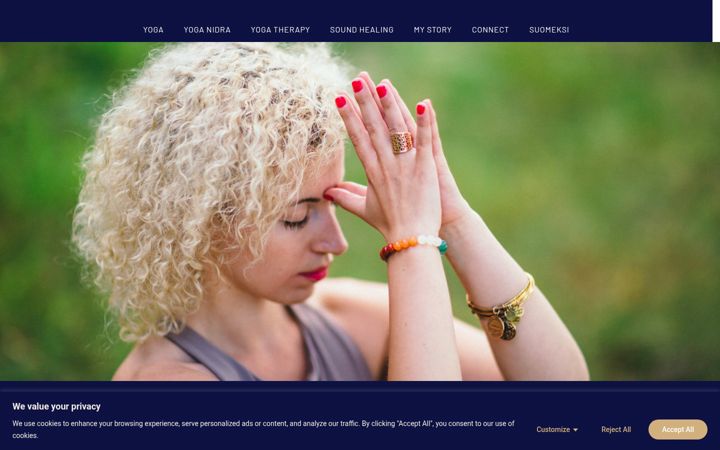 Screenshot of beyondyou.yoga