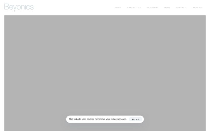 Screenshot of beyonics.com