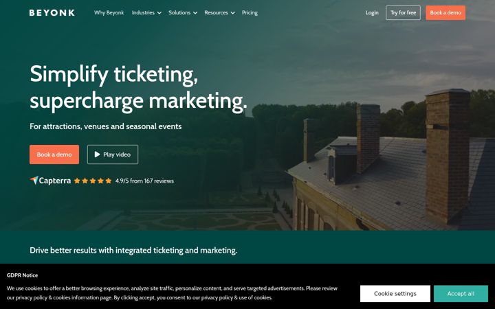 Screenshot of beyonk.com