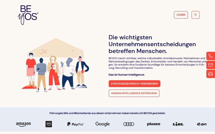 Screenshot of beyos.de