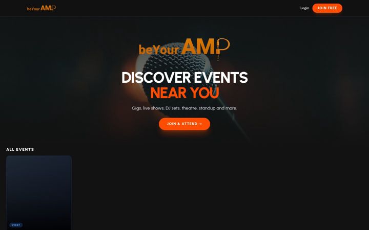 Screenshot of beyouramp.com
