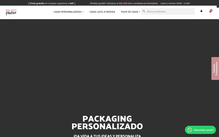 Screenshot of beyourpacker.com