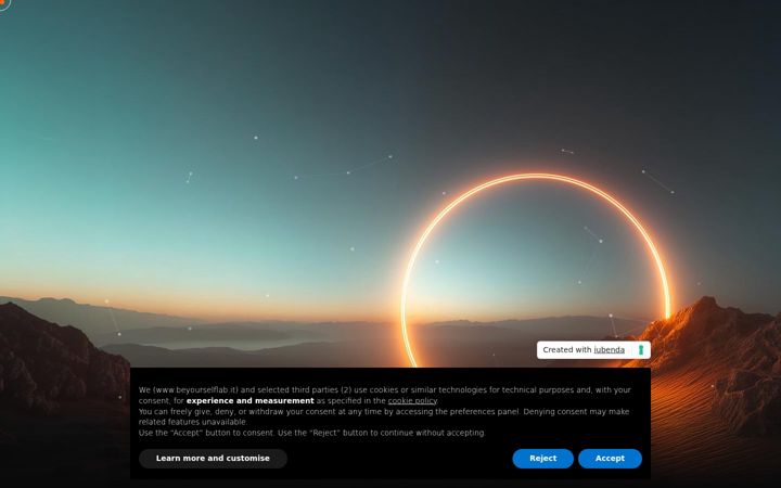 Screenshot of beyourselflab.it