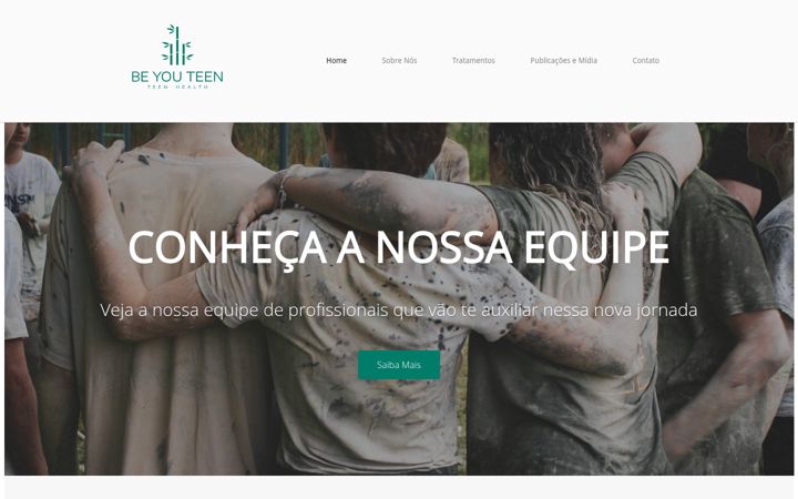 Screenshot of beyouteenhealth.com.br