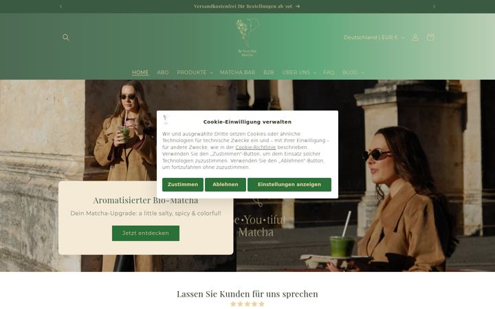Captura de ecrã de beyoutifulmatcha.de