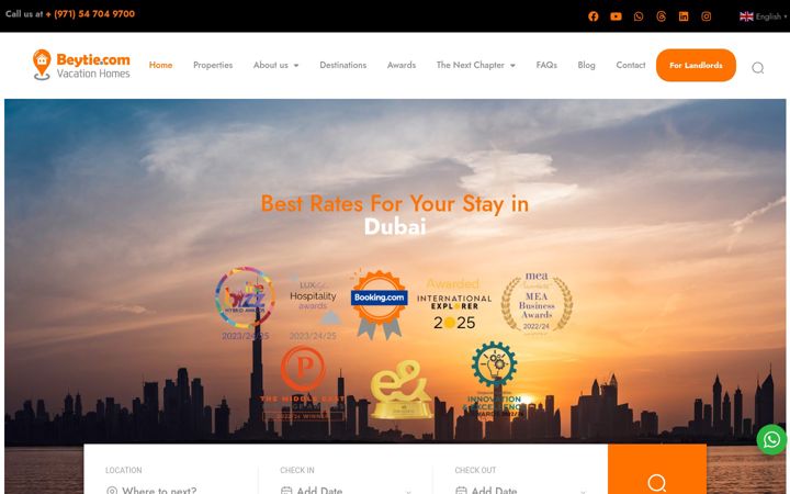 Screenshot of beytie.com