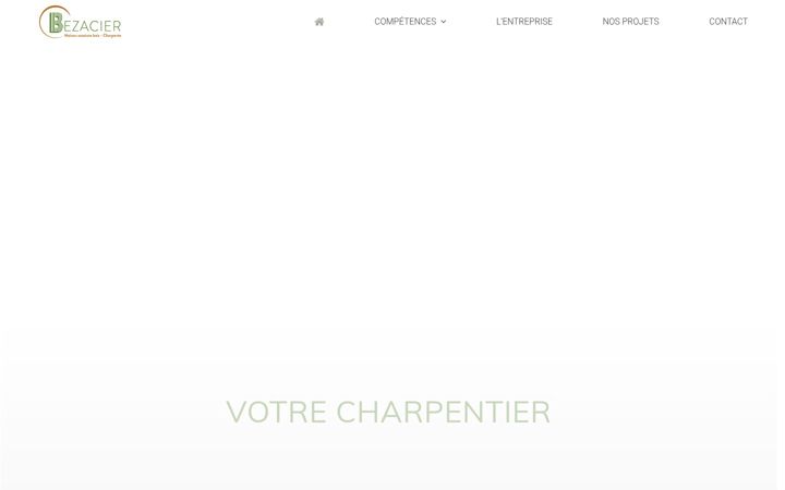 Screenshot of bezacier.fr