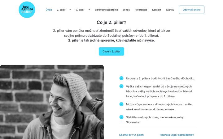 Screenshot of bezagenta.online