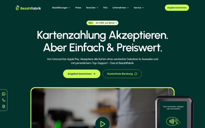 Screenshot of bezahlfabrik.de