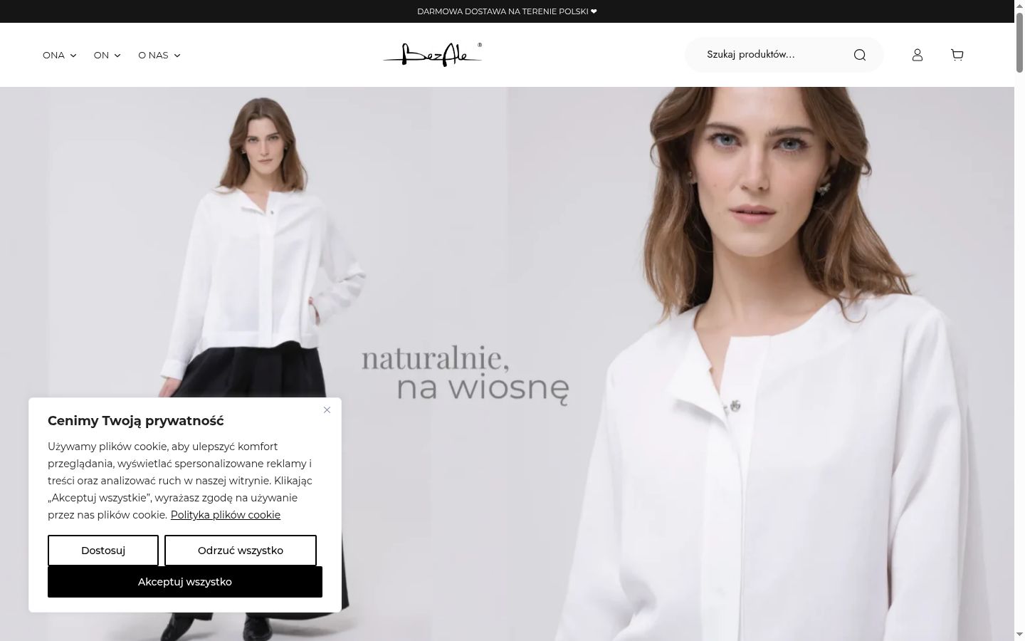 Sutikimo reklamjuostės, rodytos prieš bet kokią sąveiką, ekrano kopija