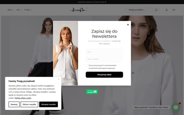 Screenshot of bezale.eu