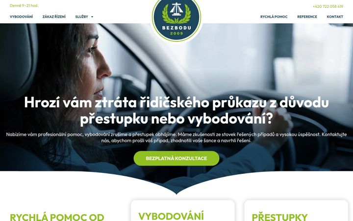 Skjámynd af bezbodu.cz