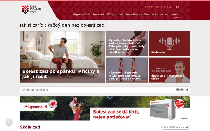 Skjámynd af bezbolestizad.cz