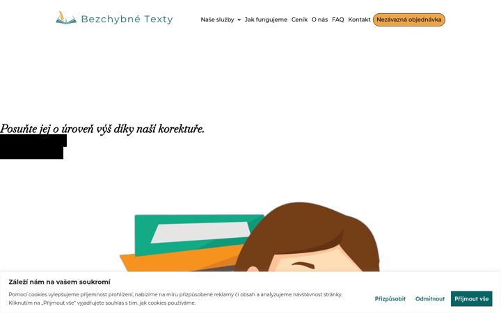 Skjámynd af bezchybnetexty.cz