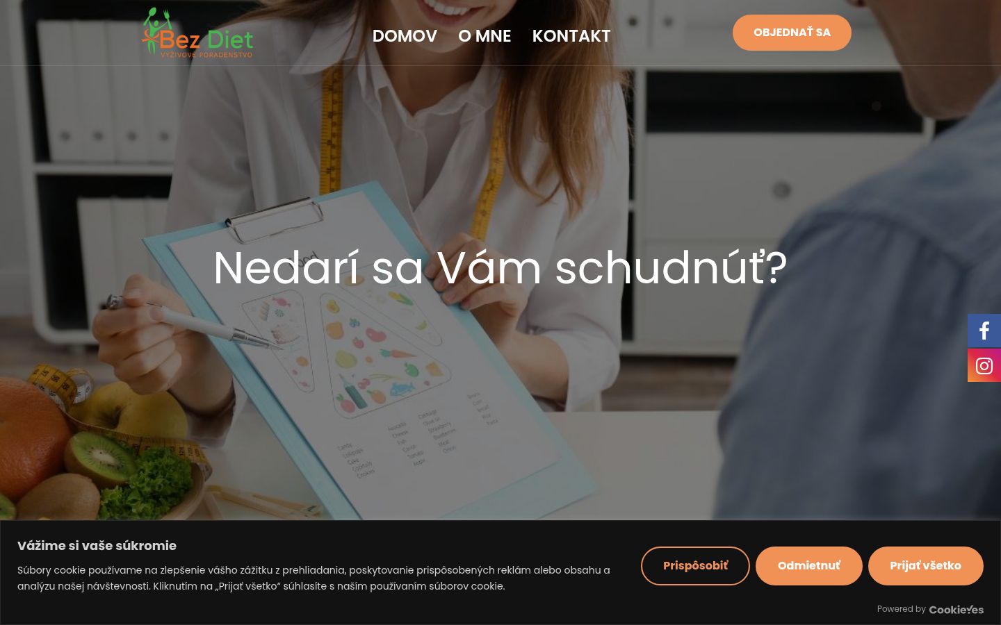 Screenshot tal-banner tal-kunsens muri qabel kwalunkwe interazzjoni