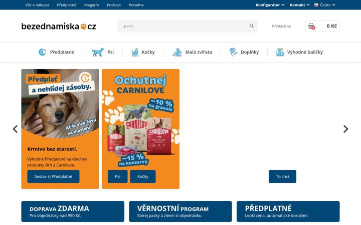 Skjámynd af bezednamiska.cz