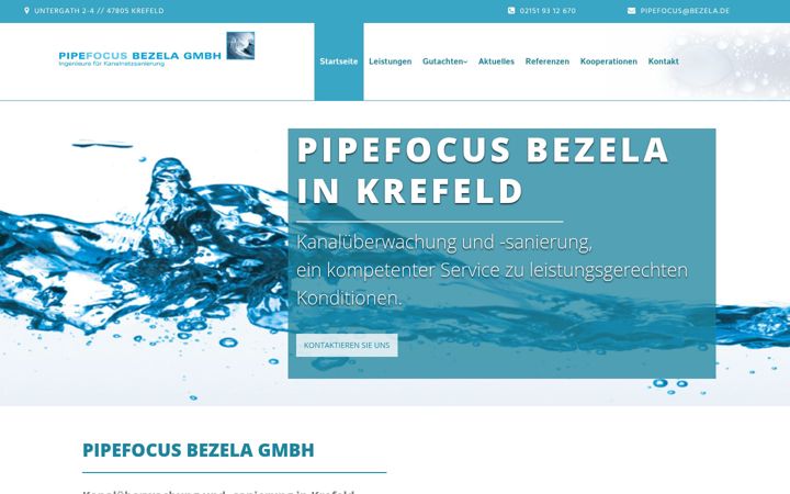 Screenshot of bezela.de