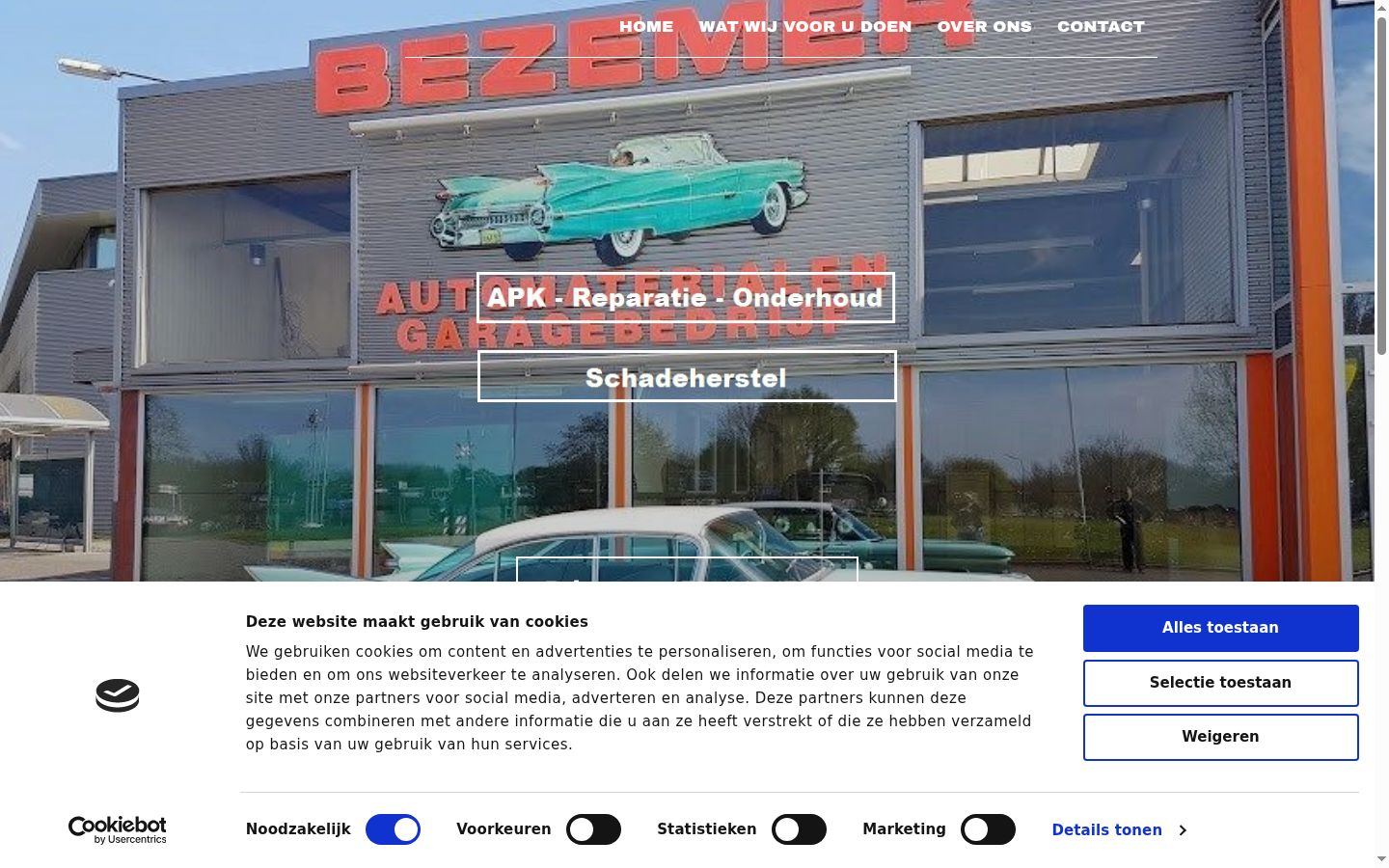 Snímek obrazovky baneru souhlasu zobrazeného před jakoukoli interakcí