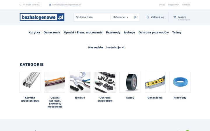 Screenshot of bezhalogenowe.pl