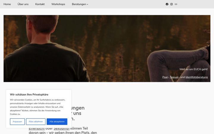 Screenshot of beziehungs-weise.at