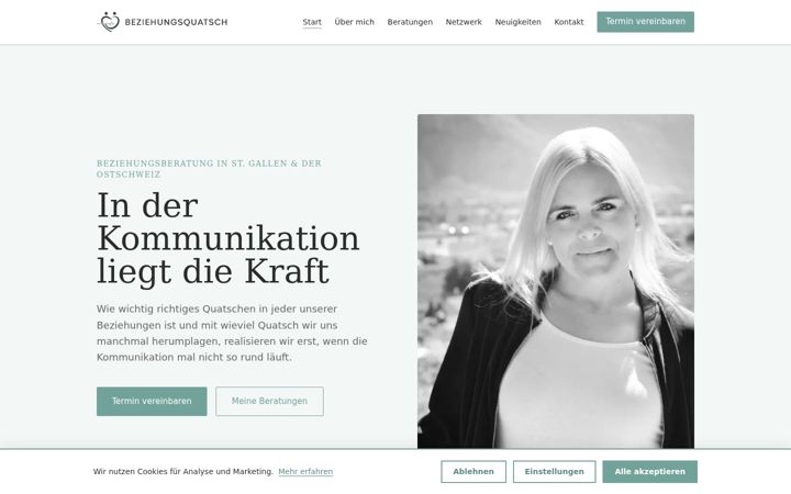 Screenshot of beziehungsquatsch.ch
