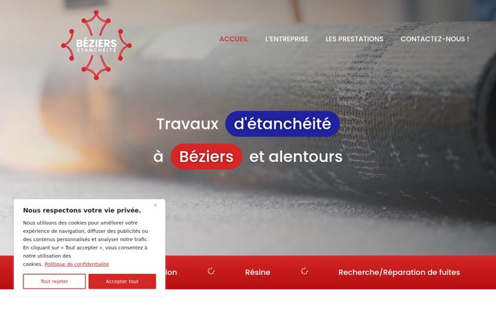 Screenshot of beziers-etancheite.com