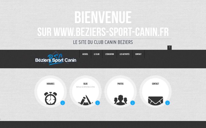 Screenshot of beziers-sport-canin.fr