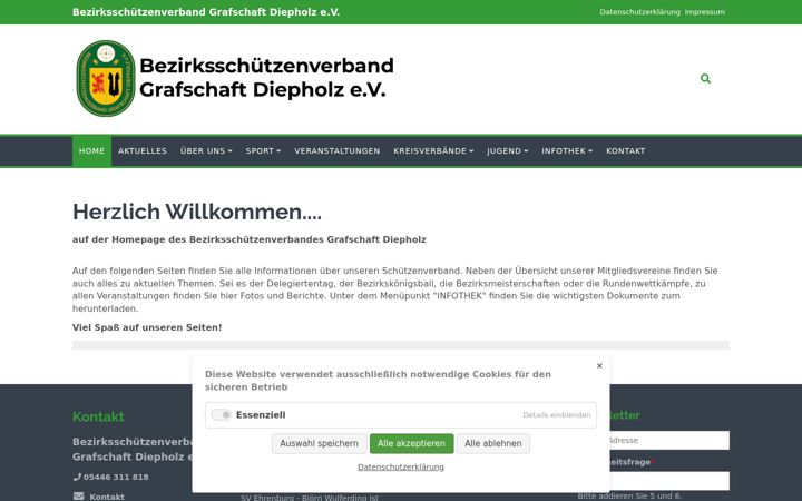 Képernyőkép: bezirks-schuetzenverband-diepholz.de