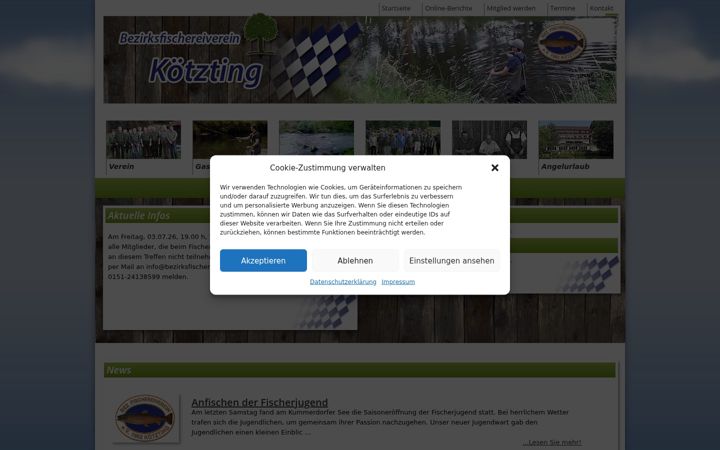 Képernyőkép: bezirksfischereiverein-koetzting.de