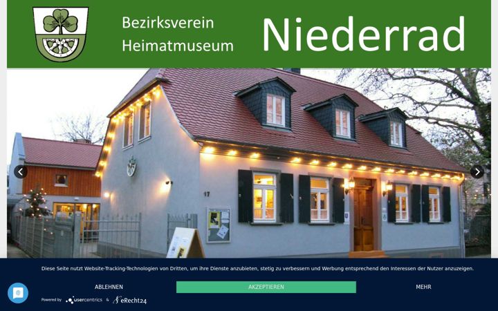 Screenshot of bezirksverein-niederrad.de