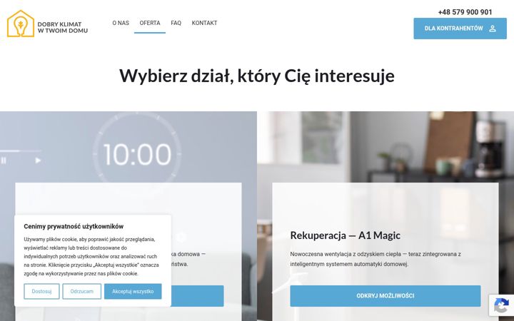Screenshot ta' bezkomina.pl